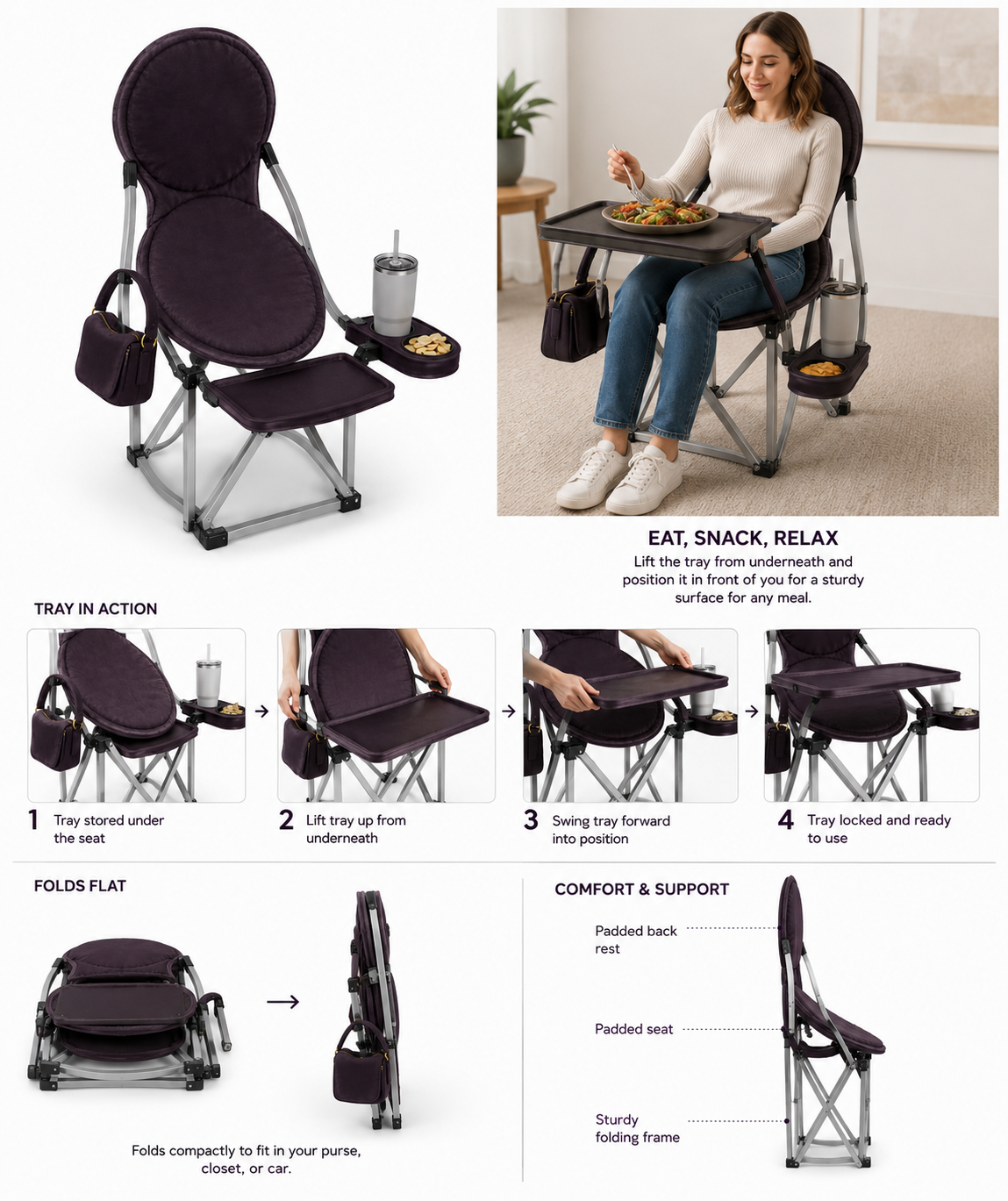Cloud compact chair