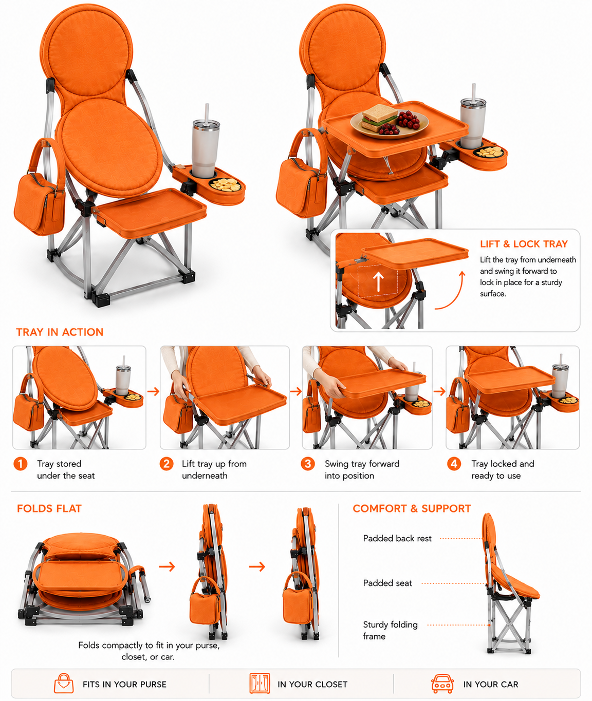 Cloud compact chair